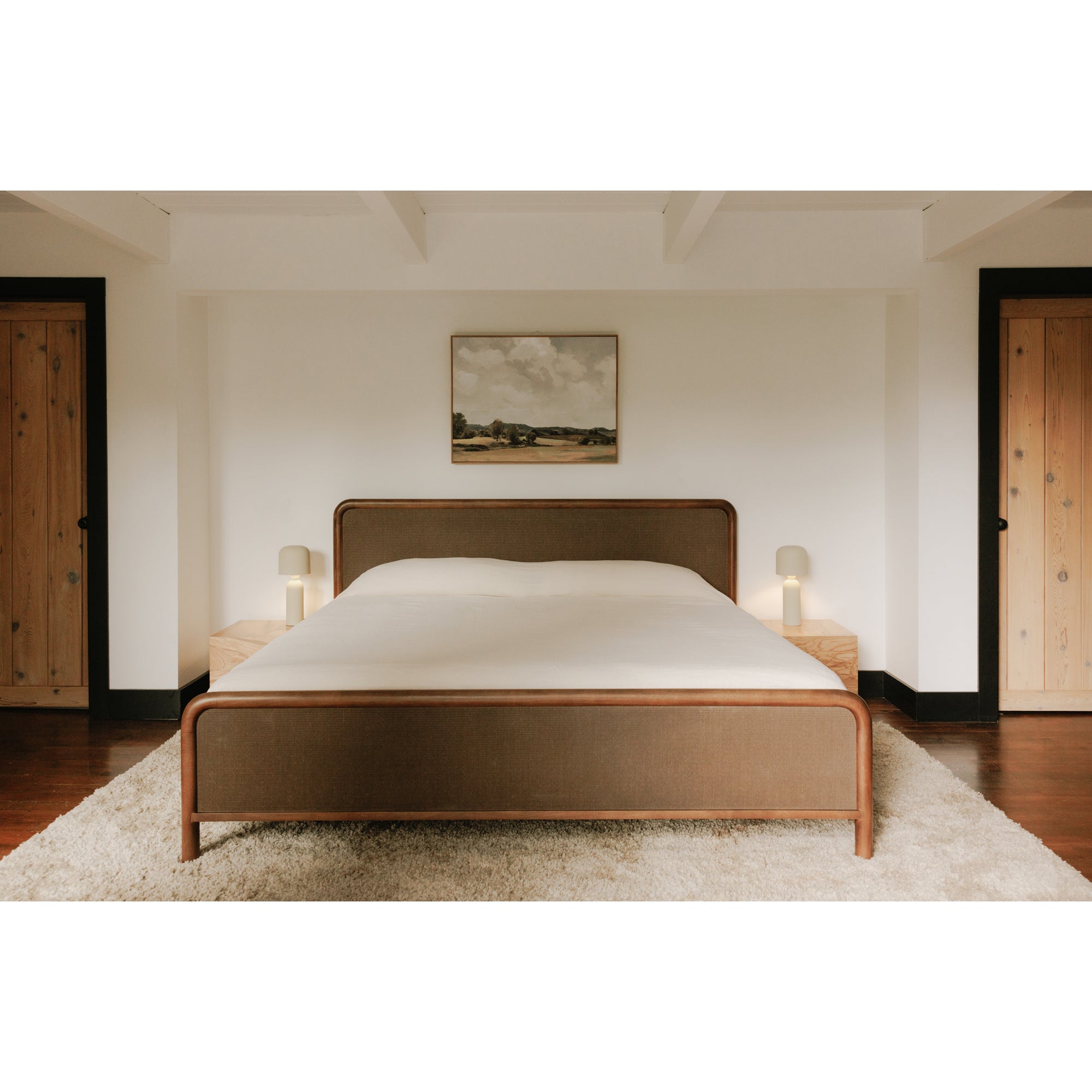 Rye Queen Bed Warm Brown by Moe's Home Collection - view 4