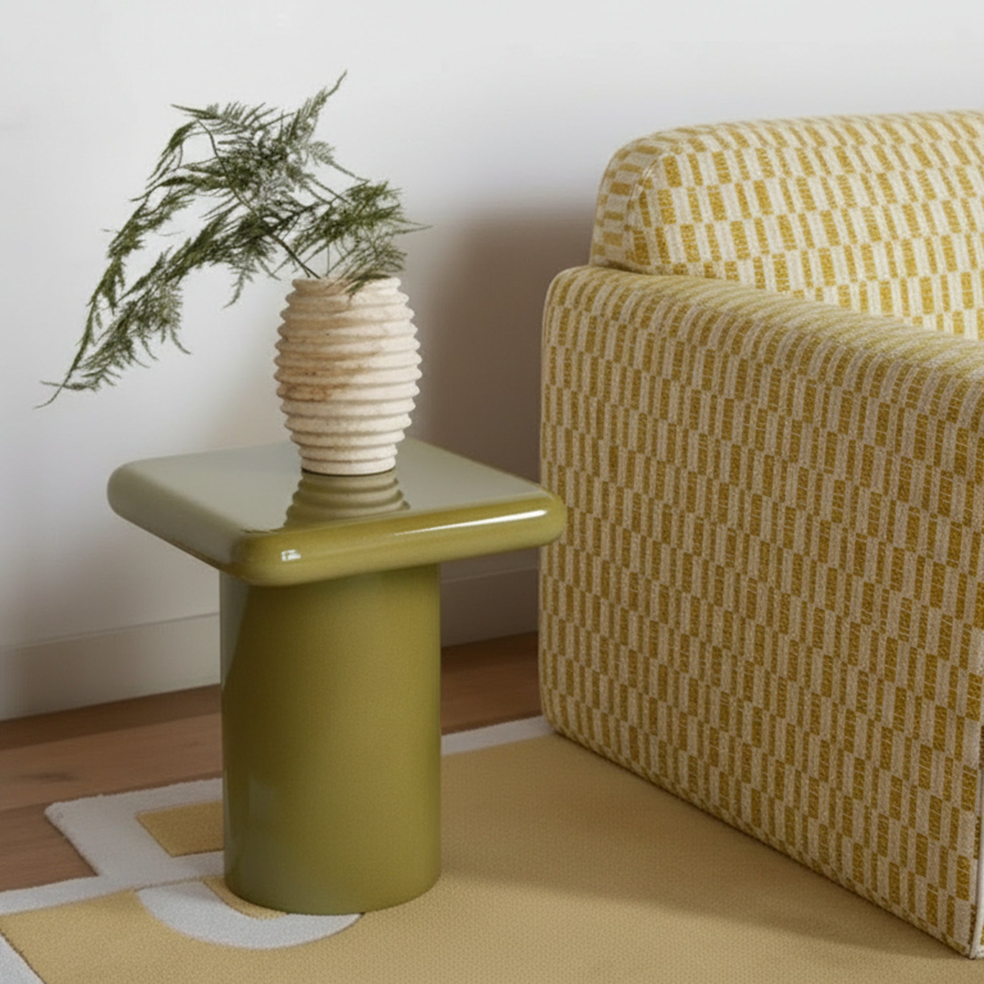 Daisy Side Table Green by Moe's Home Collection - view 2