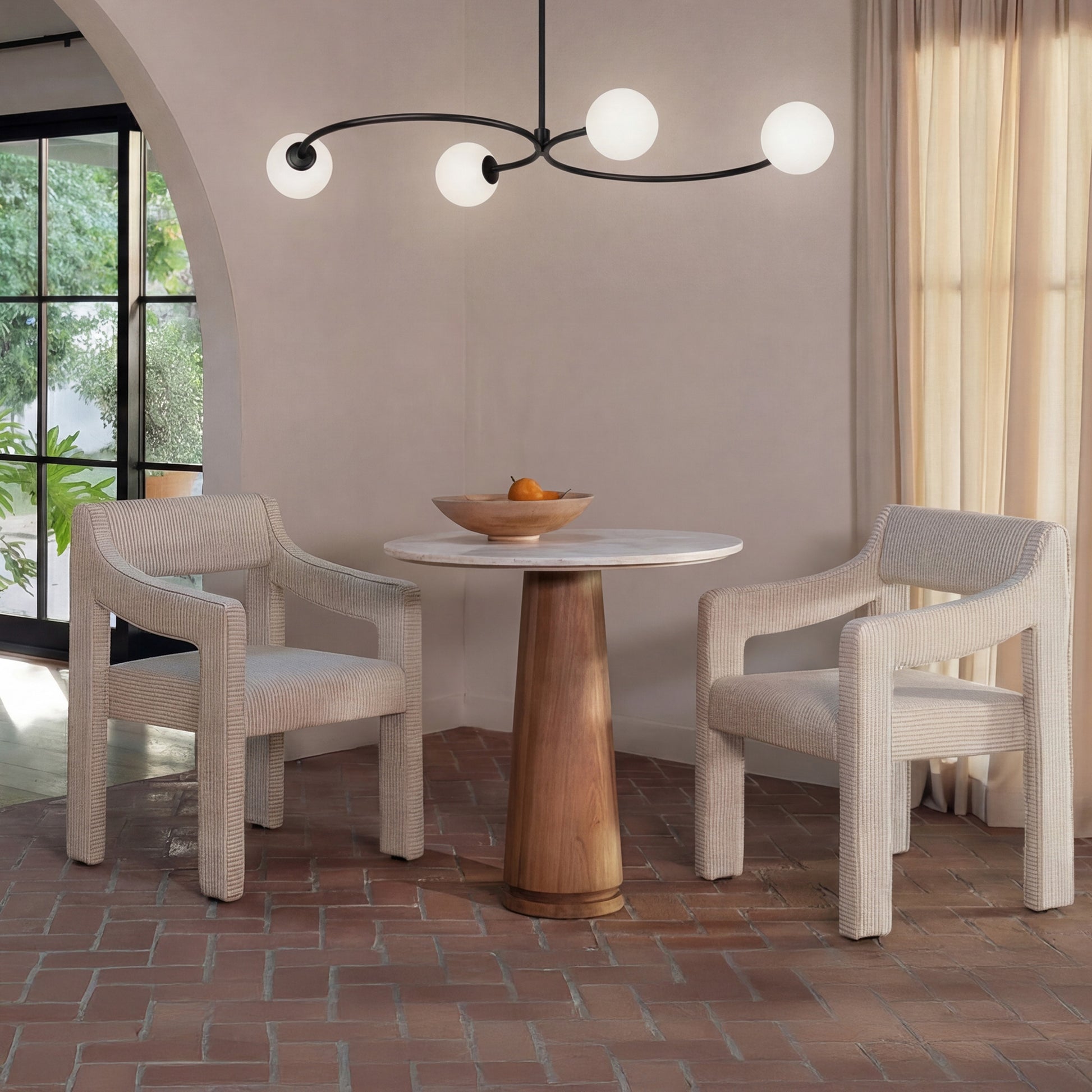 Cedric Pendant Lamp White by Moe's Home Collection - view 2