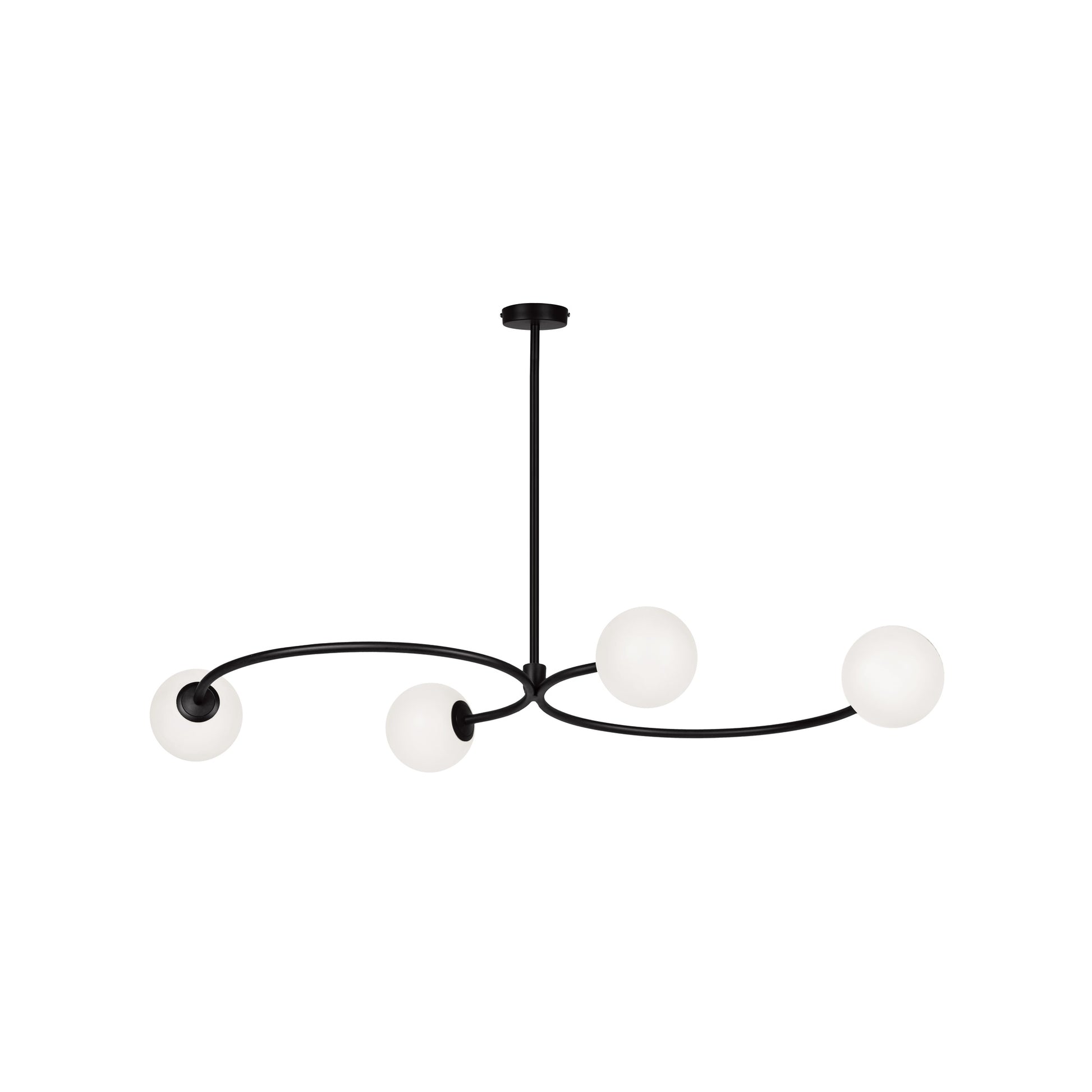Cedric Pendant Lamp White by Moe's Home Collection