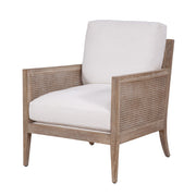 Bakersfield Chair in Bergamo Vanilla in Natural Gray (Performance Fabric)
