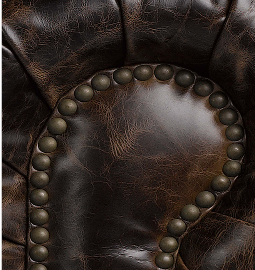 Warner Leather 77" Chesterfield Sofa