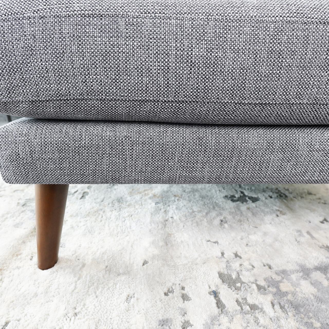 Benson Grey Sectional Sofa Right Facing Chaise