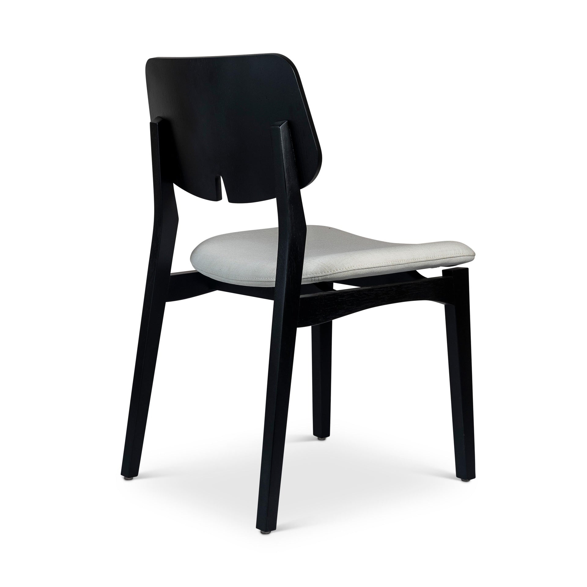 Beth Medley Ivory & Nogal Side Chair by Urbia