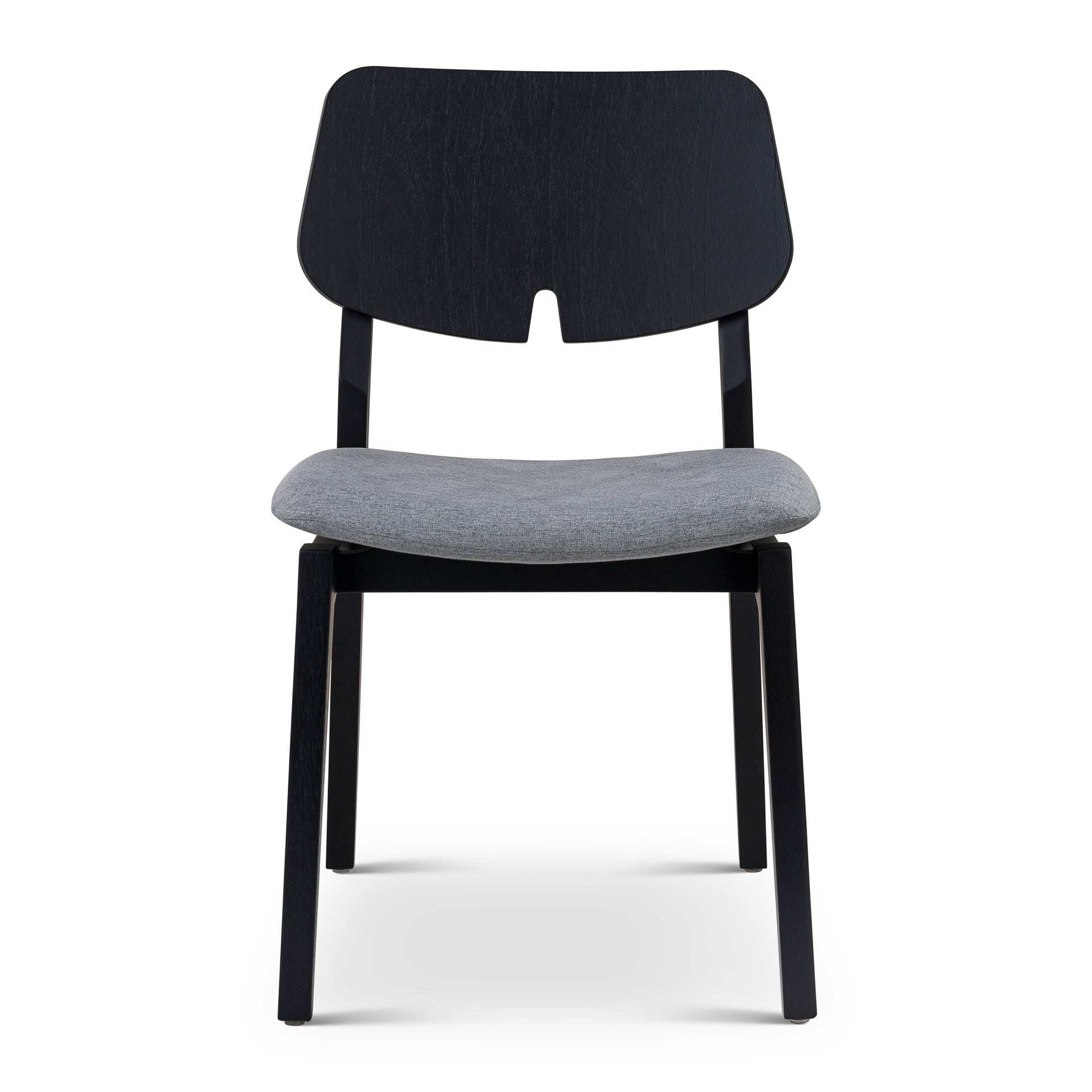 Beth Essence Grey & Ebano Side Chair by Urbia