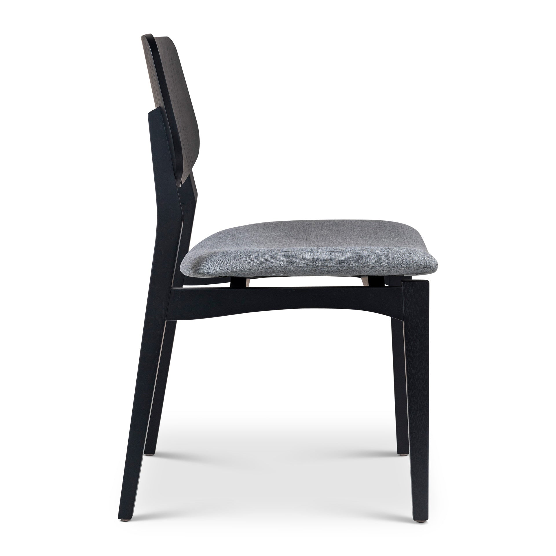 Beth Essence Grey & Ebano Side Chair by Urbia