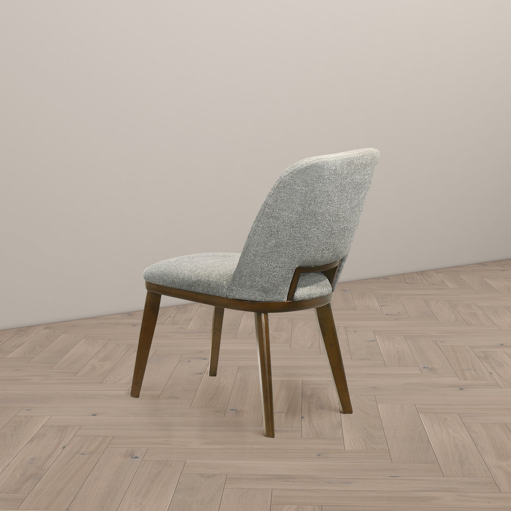 Blaken Light Grey Fabric Dining Chair (Set Of 2)