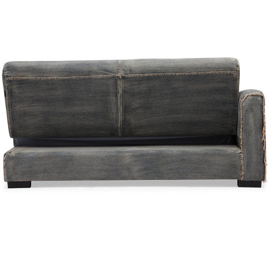 Colins Denim Sleeper Sectional Sofa