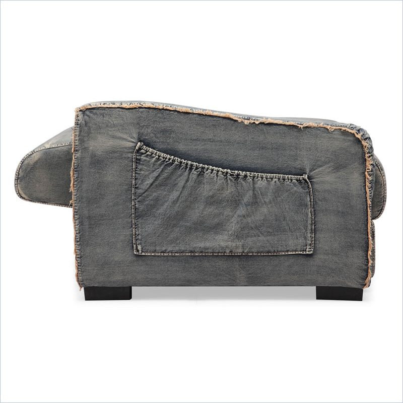 Colins Denim Sleeper Sectional Sofa