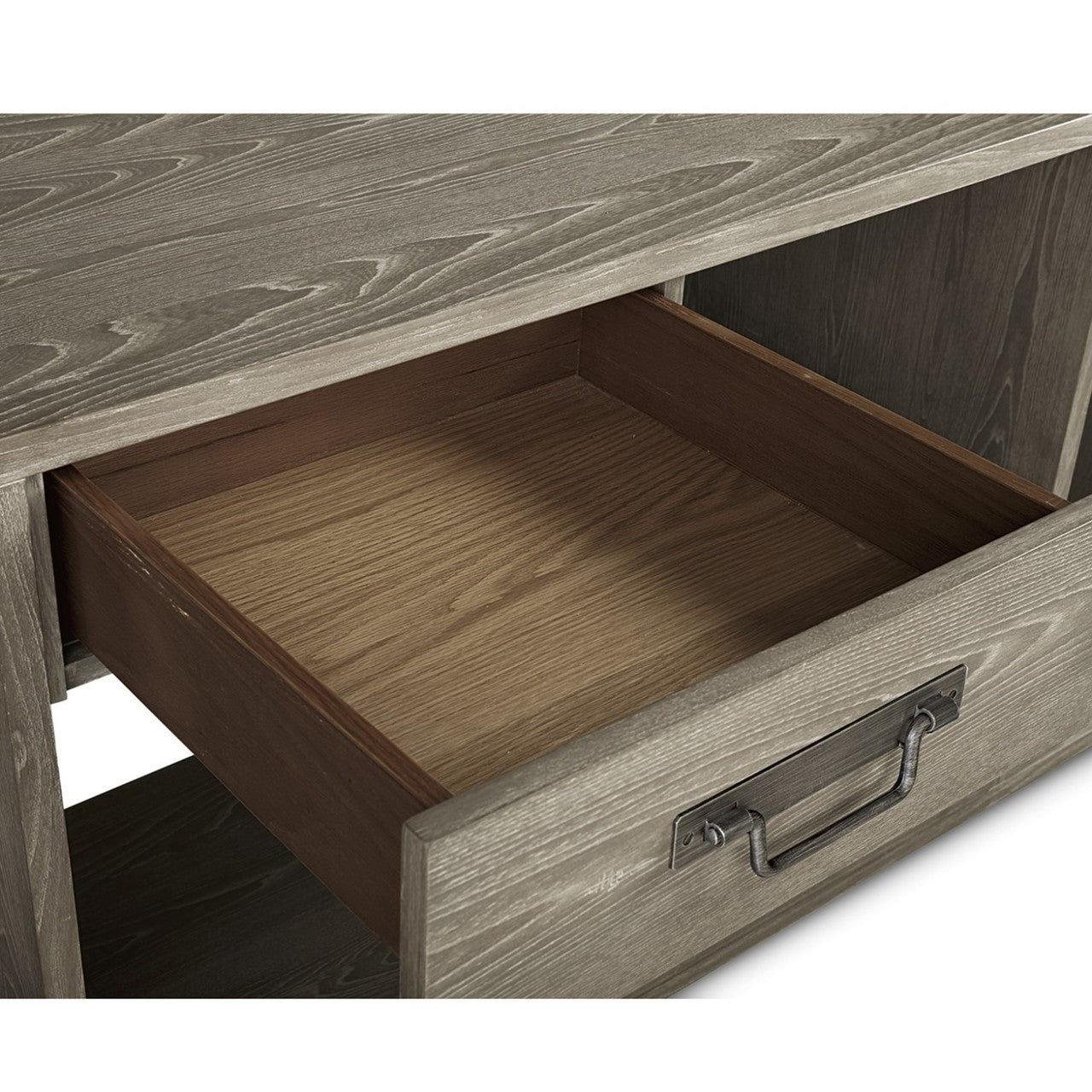 Danbury Grey 4 Drawer Media Console 78",558966