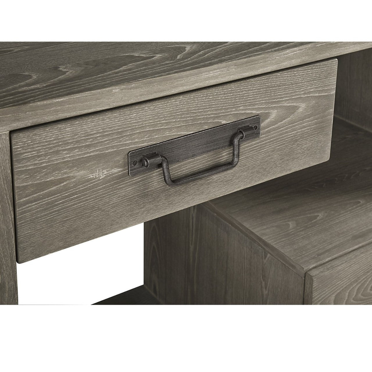 Danbury Grey 4 Drawer Media Console 78",558966