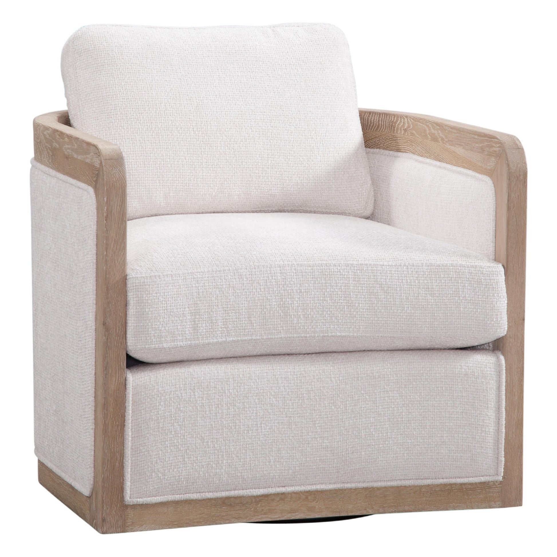 Buena Vista Swivel Chair in Norse Bone (Performance Fabric)