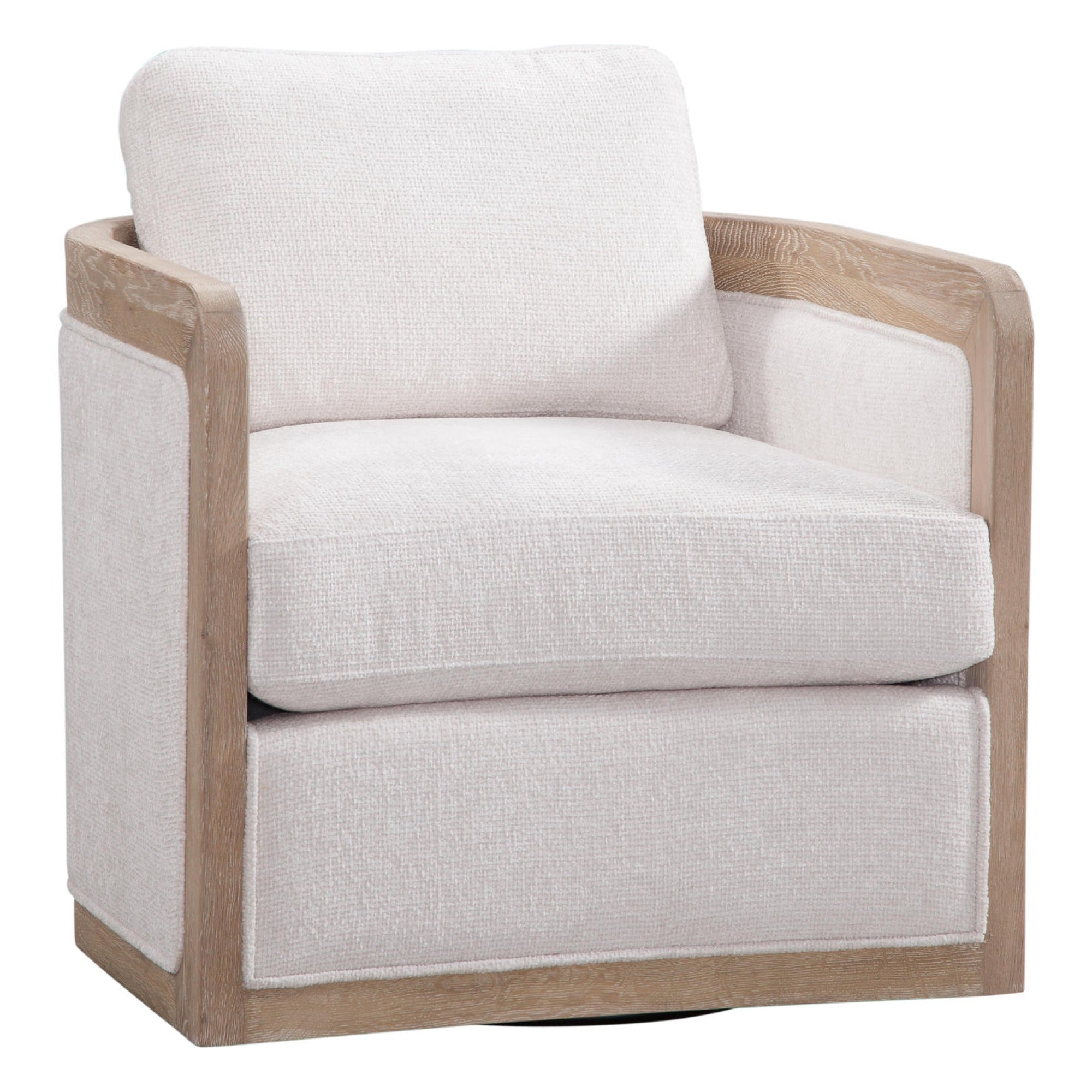 Buena Vista Swivel Chair in Norse Bone (Performance Fabric)