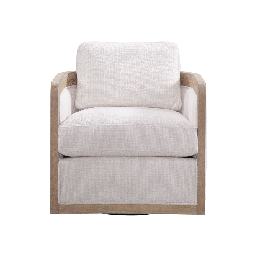 Buena Vista Swivel Chair in Norse Bone (Performance Fabric)