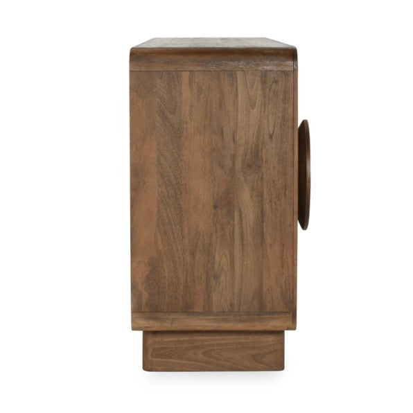 Valley Mango Wood 6-Door Buffet 86"