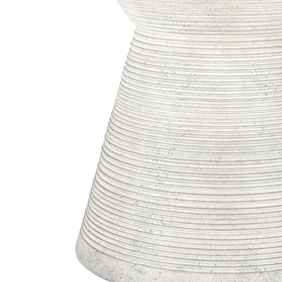 Fern Outdoor White Concrete Table 47"
