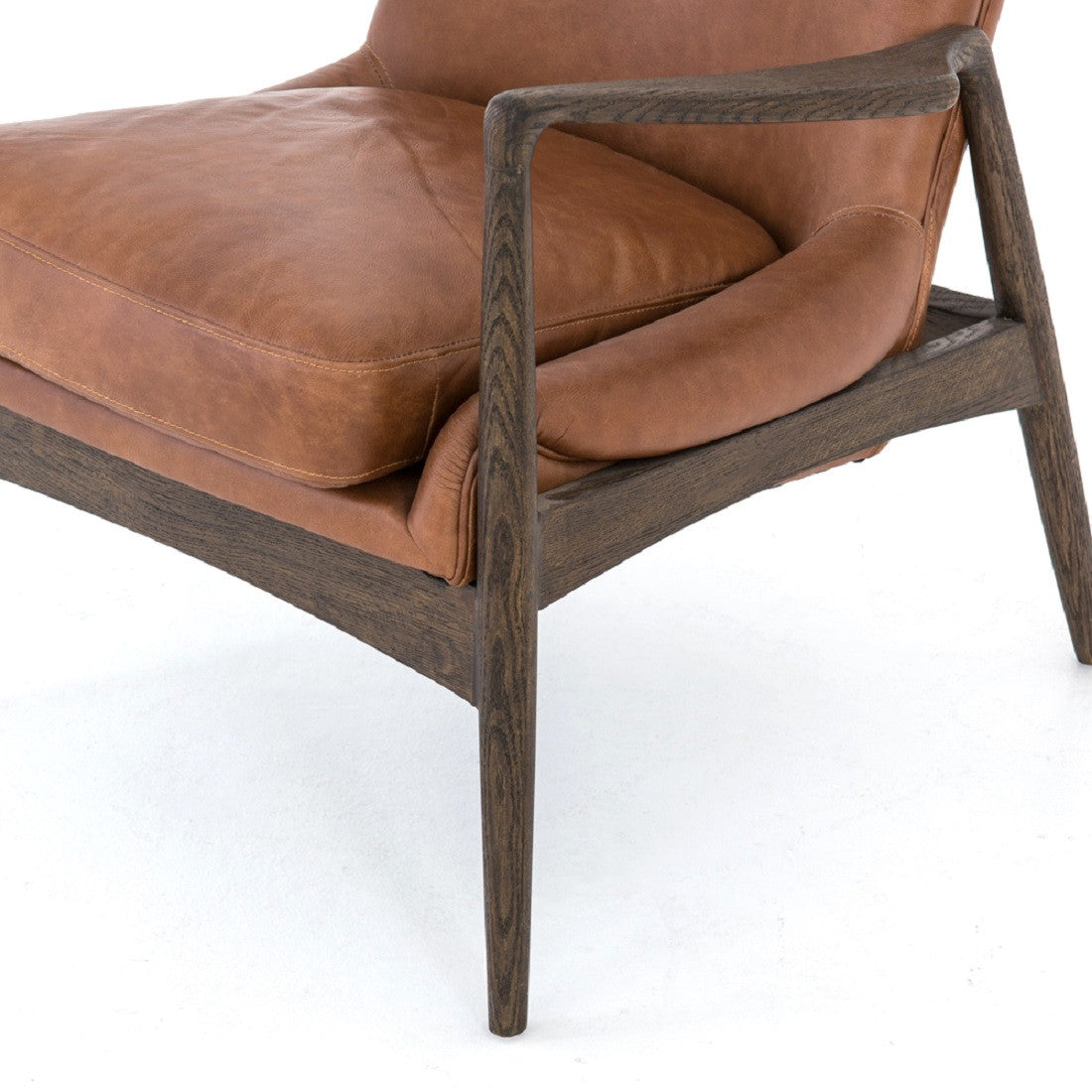 CASH-83J-253,BRADEN LEATHER CHAIR,Brandy