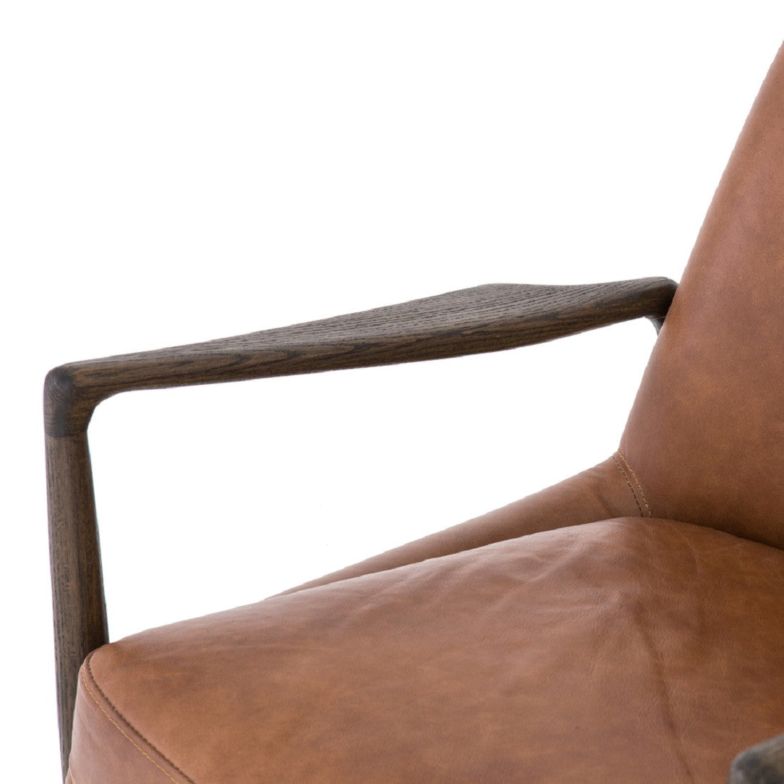 CASH-83J-253,BRADEN LEATHER CHAIR,Brandy