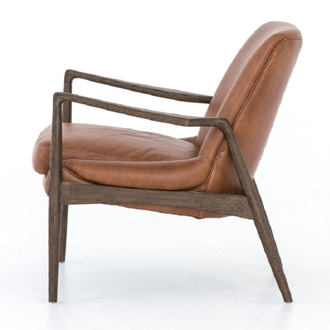 CASH-83J-253,BRADEN LEATHER CHAIR,Brandy