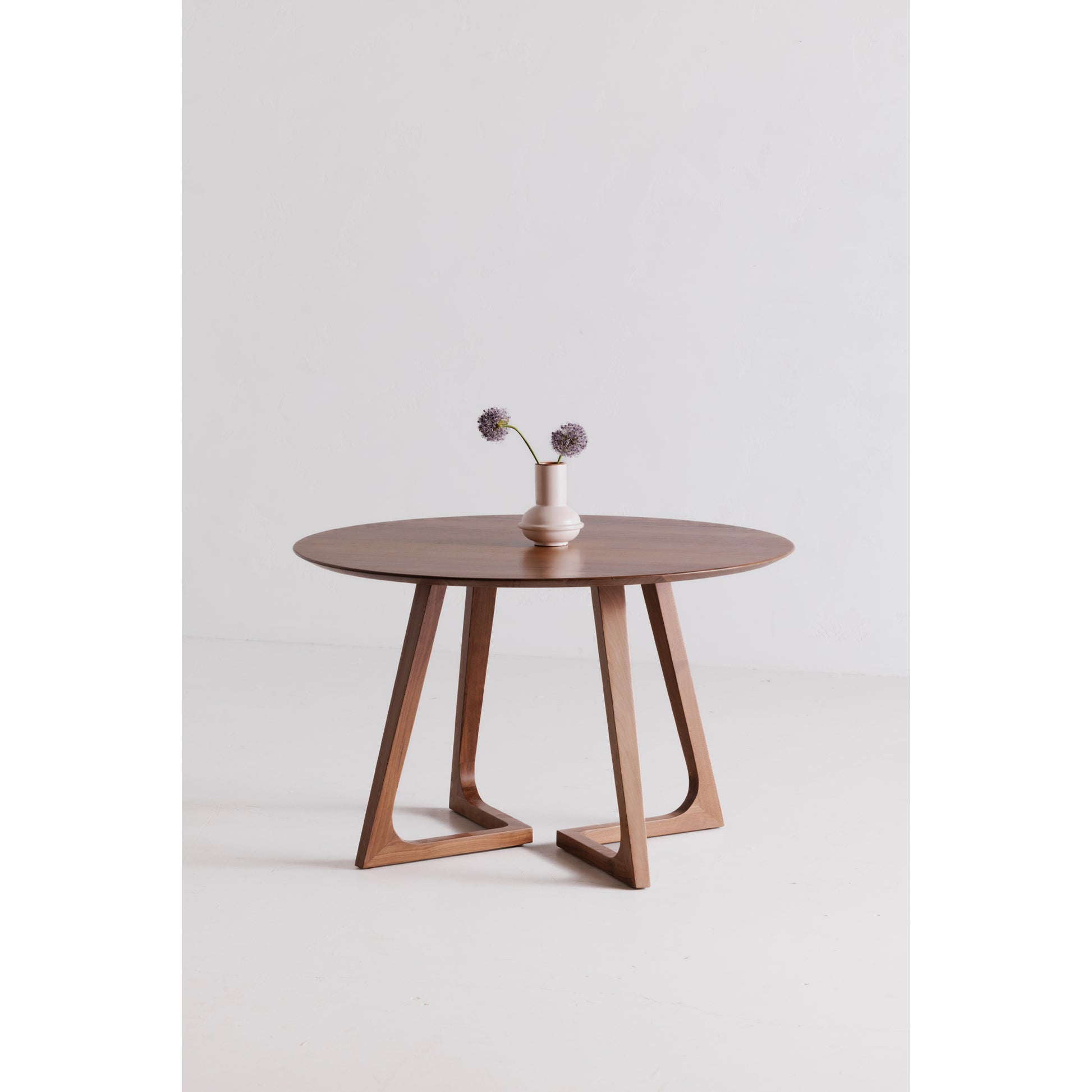 Godenza Round Dining Table Walnut by Moe's Home Collection - view 2