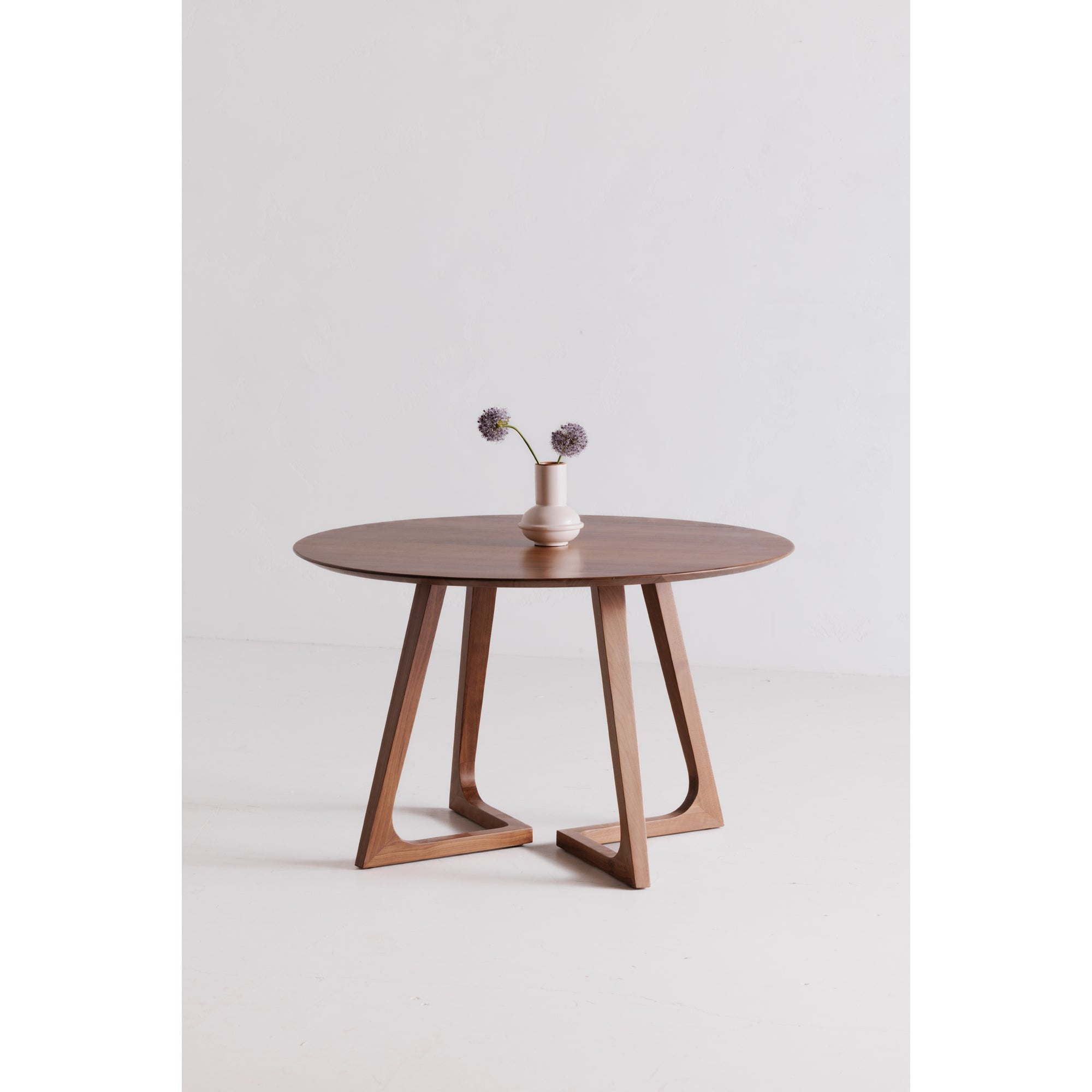 Godenza Round Dining Table Walnut by Moe's Home Collection - view 2