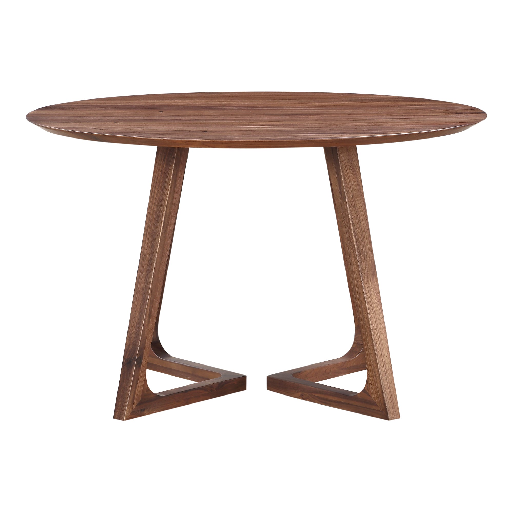 Godenza Round Dining Table Walnut by Moe's Home Collection