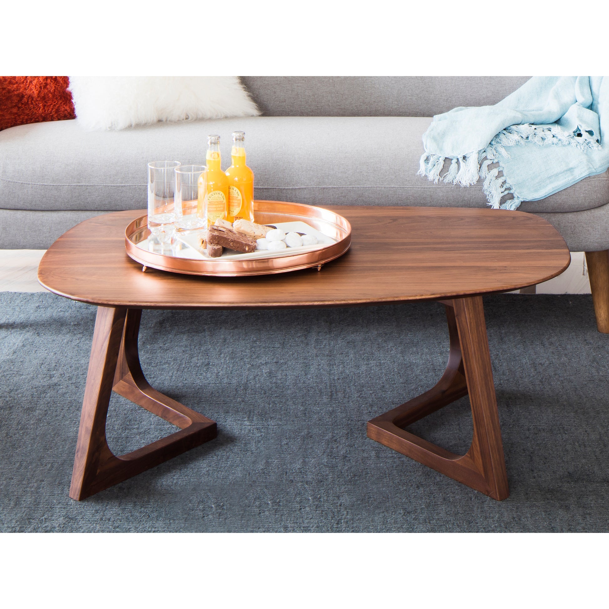 Godenza Small Coffee Table Brown by Moe's Home Collection - view 2