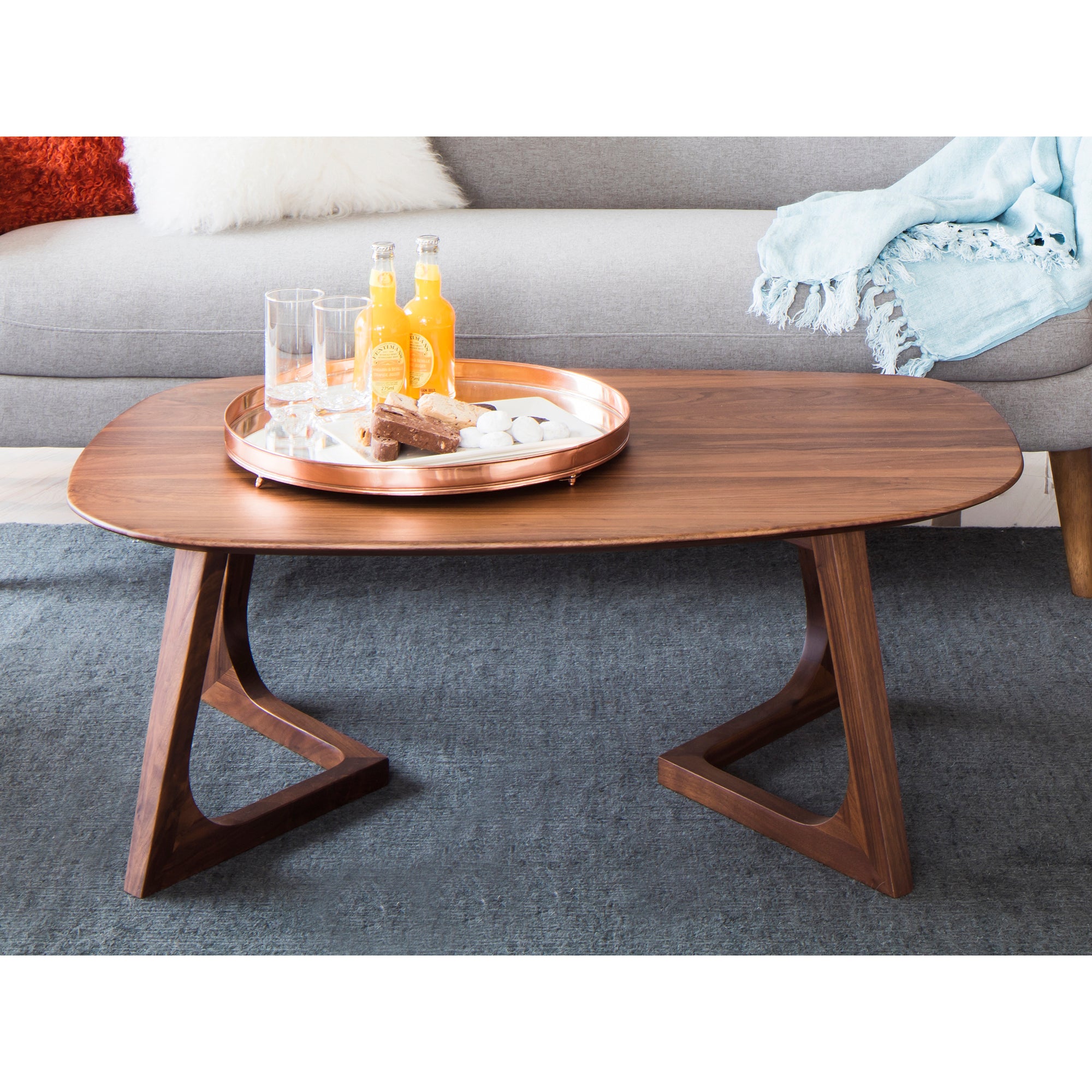 Godenza Small Coffee Table Brown by Moe's Home Collection - view 2