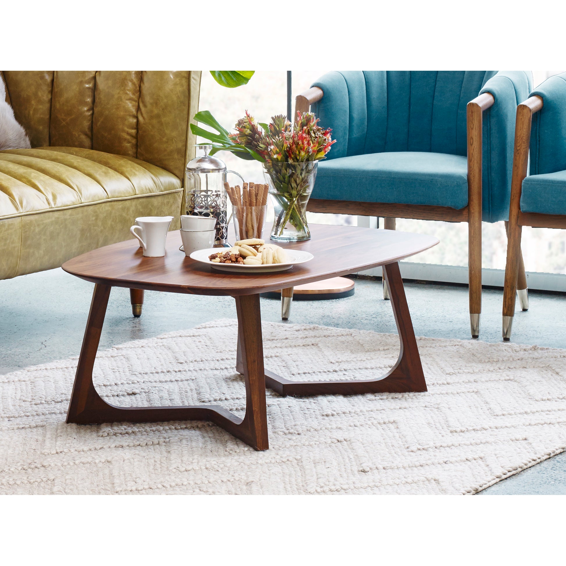 Godenza Small Coffee Table Brown by Moe's Home Collection - view 3