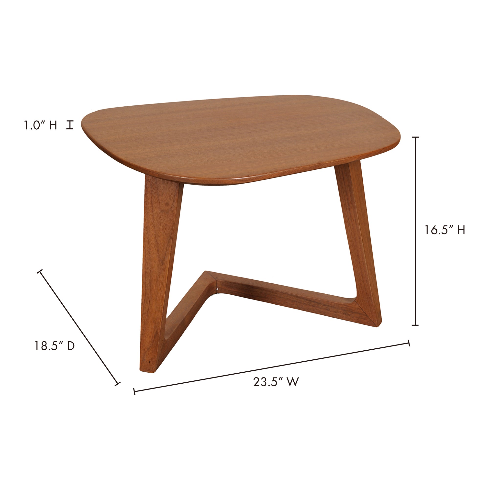 Godenza End Table Brown by Moe's Home Collection - view 11