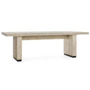 Lynx Reclaimed Wood Dining Table 94" in Antique White