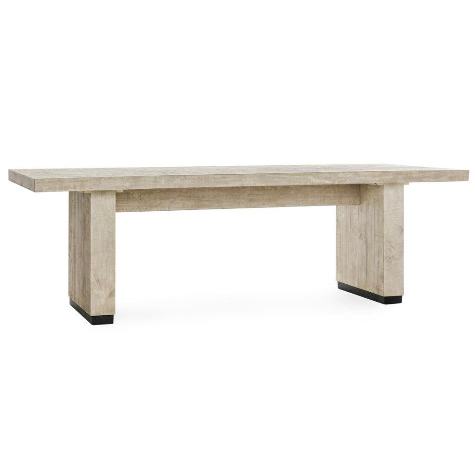 Lynx Reclaimed Wood Dining Table 94" in Antique White