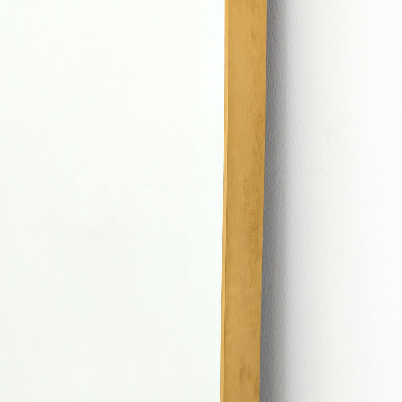 Bellevue Polished Brass frame Floor Mirror 80"