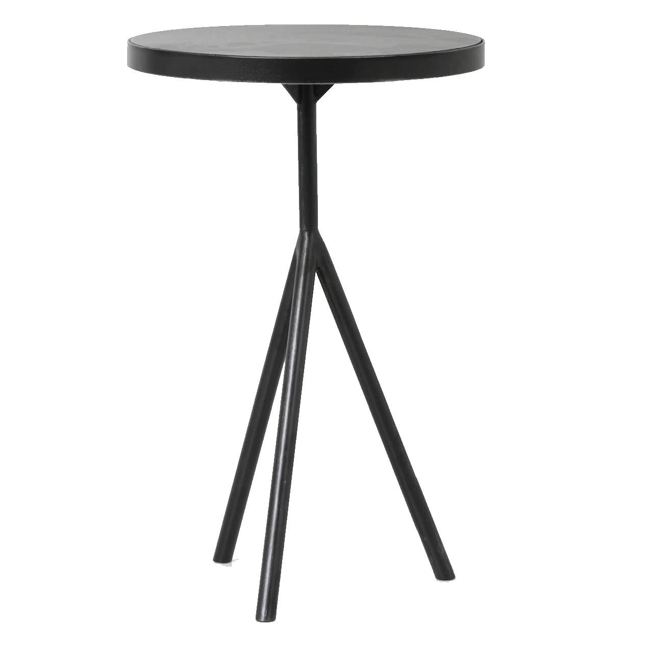 CIMP-181,CORIN END TABLE,BLUESTONE,POWDER BLACK