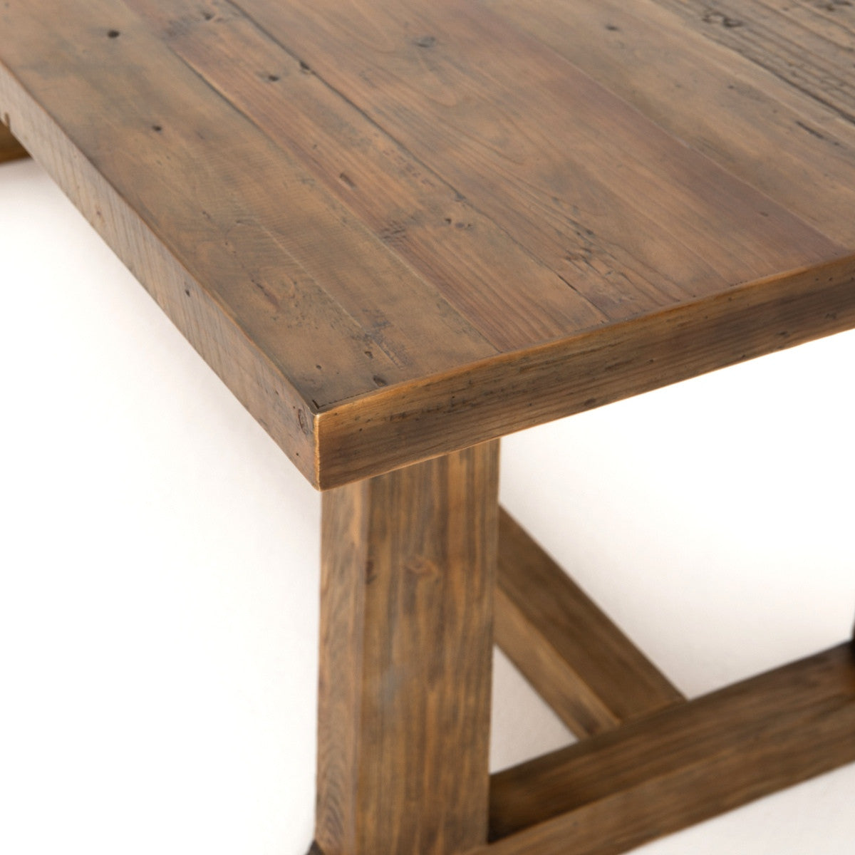Otto Campaign Reclaimed Wood Dining Table 87"