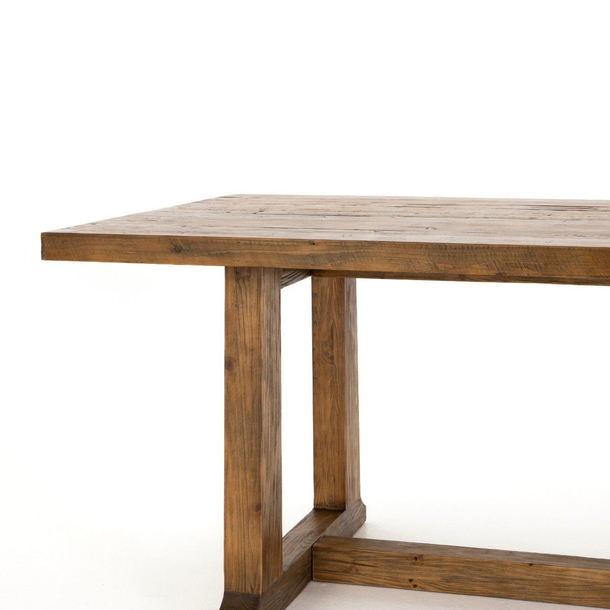 Otto Campaign Reclaimed Wood Dining Table 87"