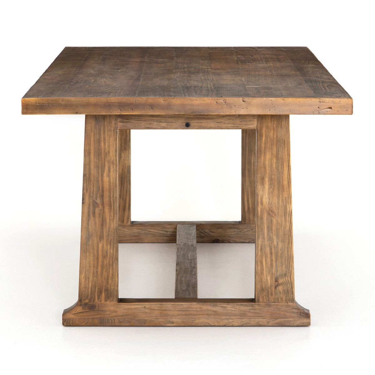 Otto Campaign Reclaimed Wood Dining Table 87"