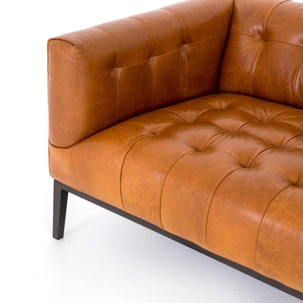 CKEN-129A8-540,MARLIN Leather SOFA-96",MANHATTAN SYCAMORE