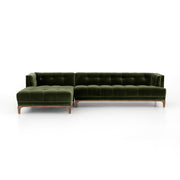 CKEN-145C-557-S1 DYLAN 2-PIECE SECTIONAL,Sapphire Olive