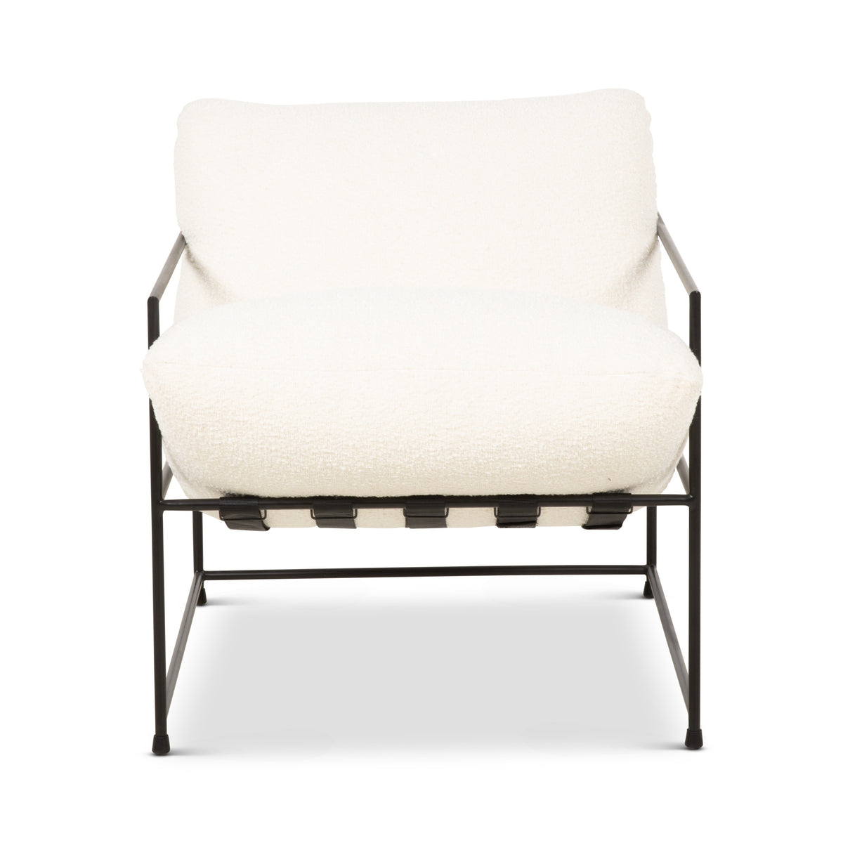Trent Accent Chair White Boucle by Urbia - product detail 2