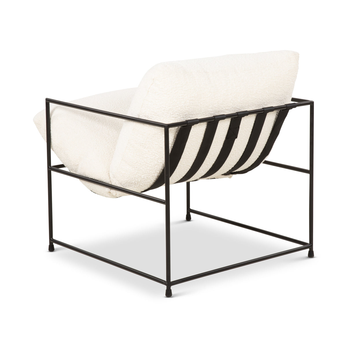 Trent Accent Chair White Boucle by Urbia - product detail 4