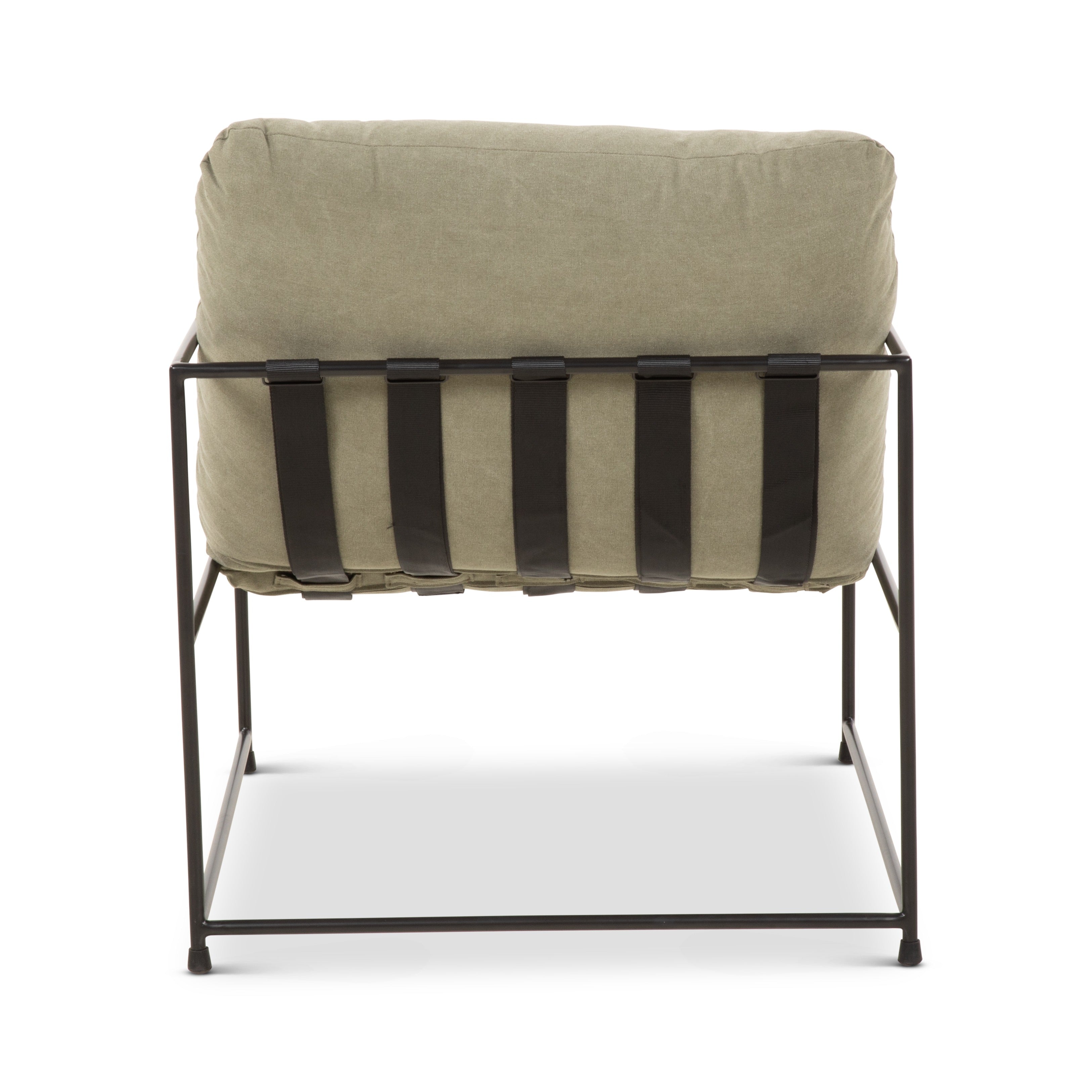 Trent Accent Chair Washed Forest by Urbia - product detail 5