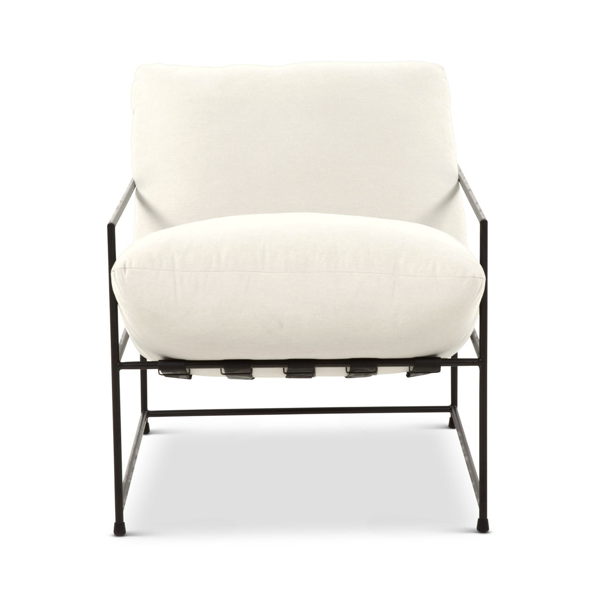 Trent Accent Chair Washed White by Urbia - product detail 2