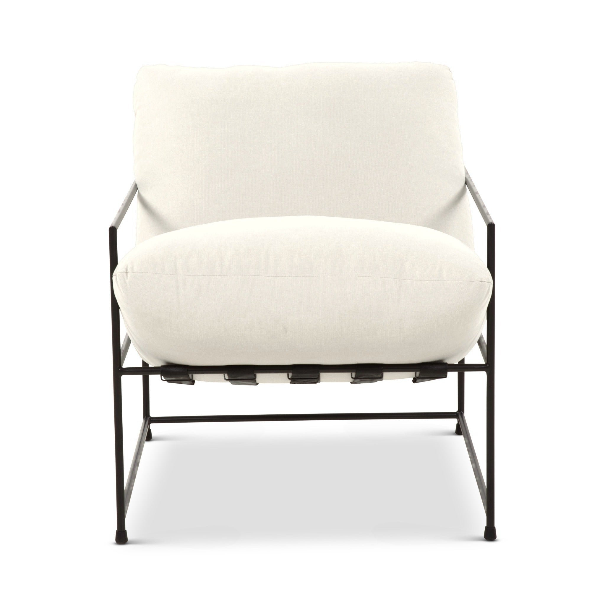 Trent Accent Chair Washed White by Urbia - product detail 2