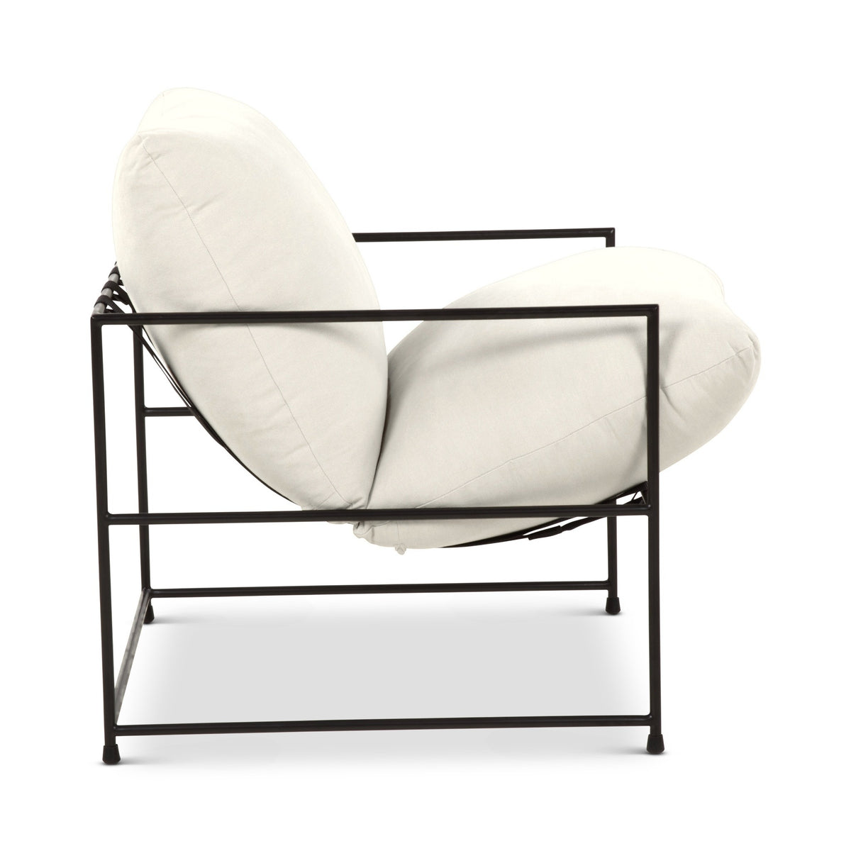 Trent Accent Chair Washed White by Urbia - product detail 3