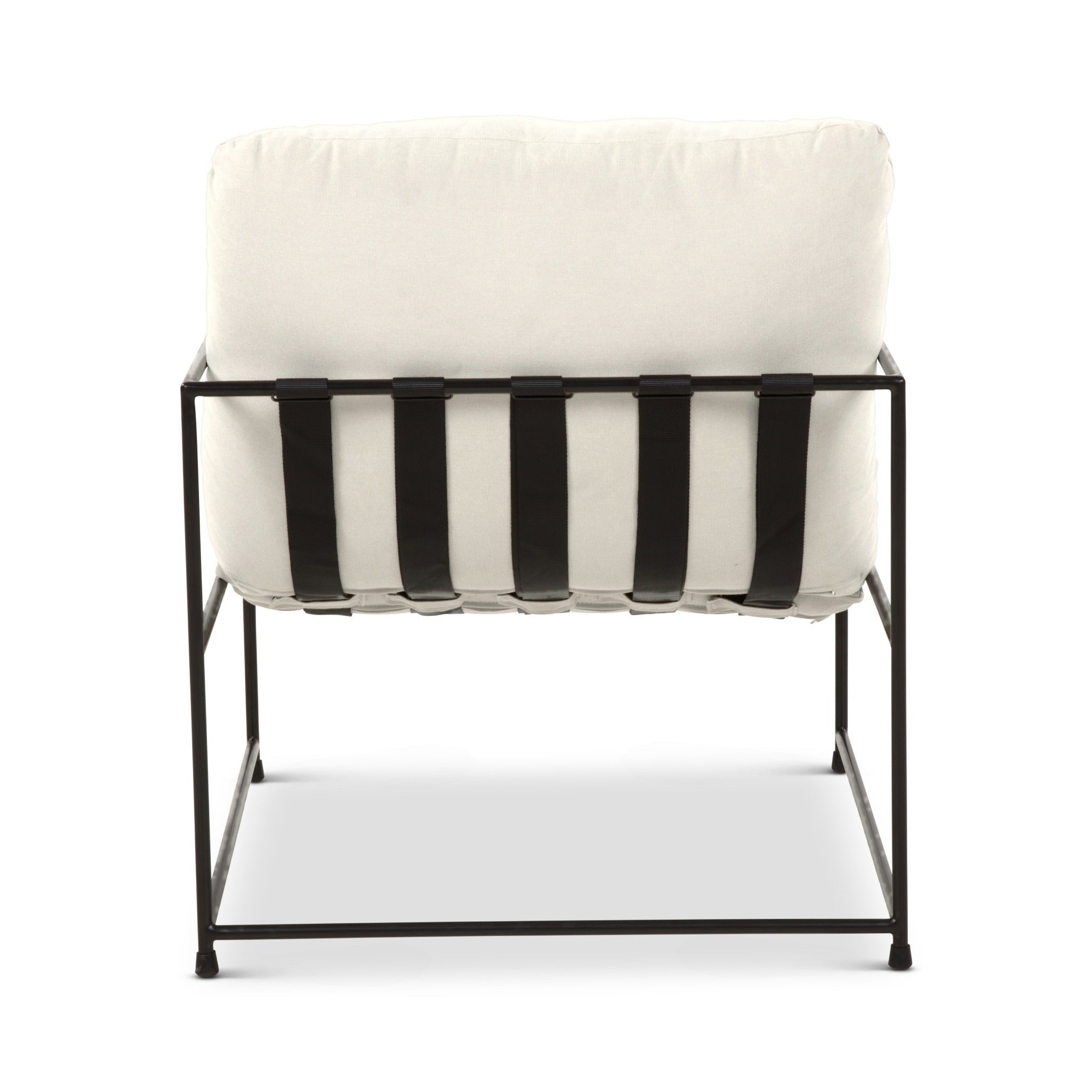 Trent Accent Chair Washed White by Urbia - product detail 5