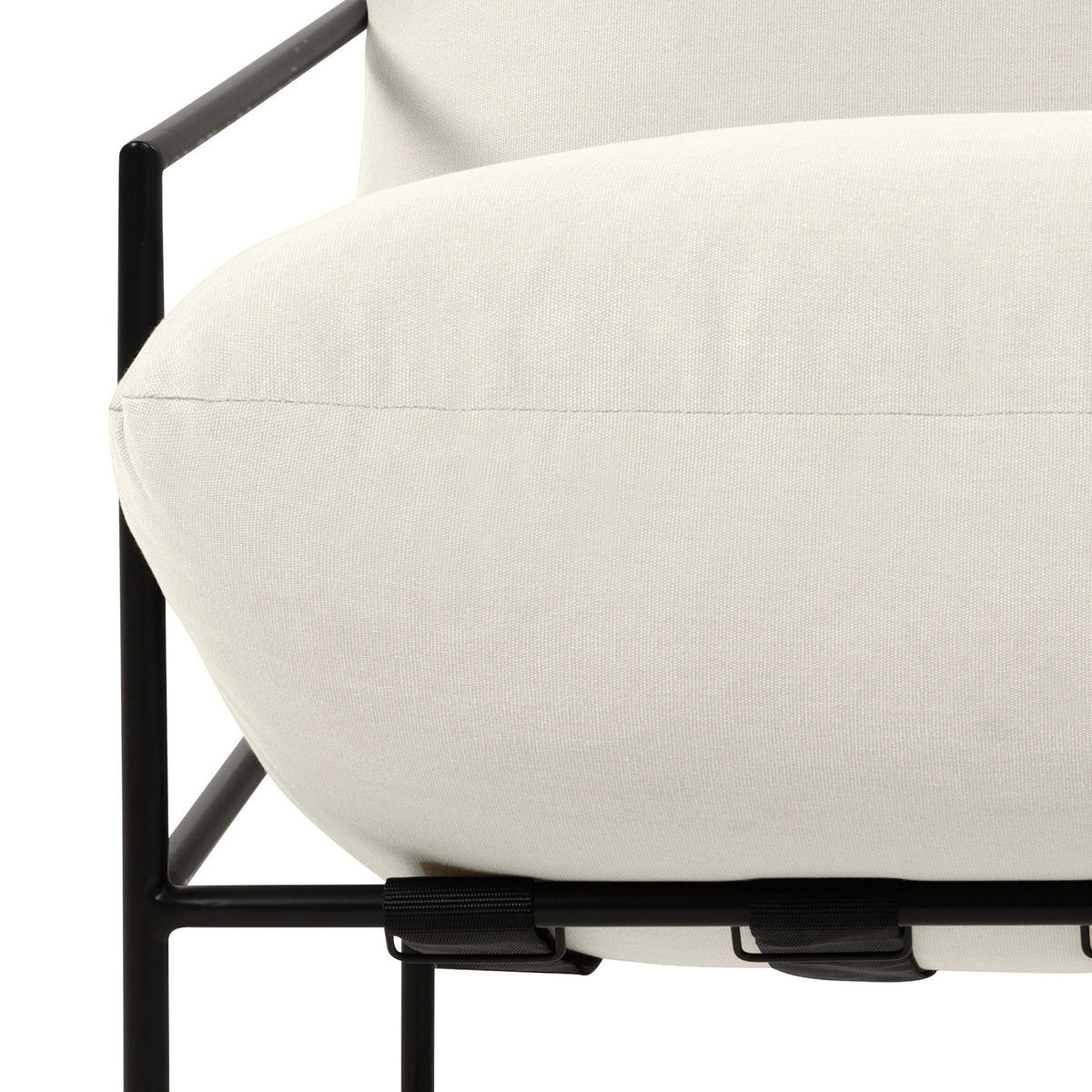 Trent Accent Chair Washed White by Urbia - product detail 6