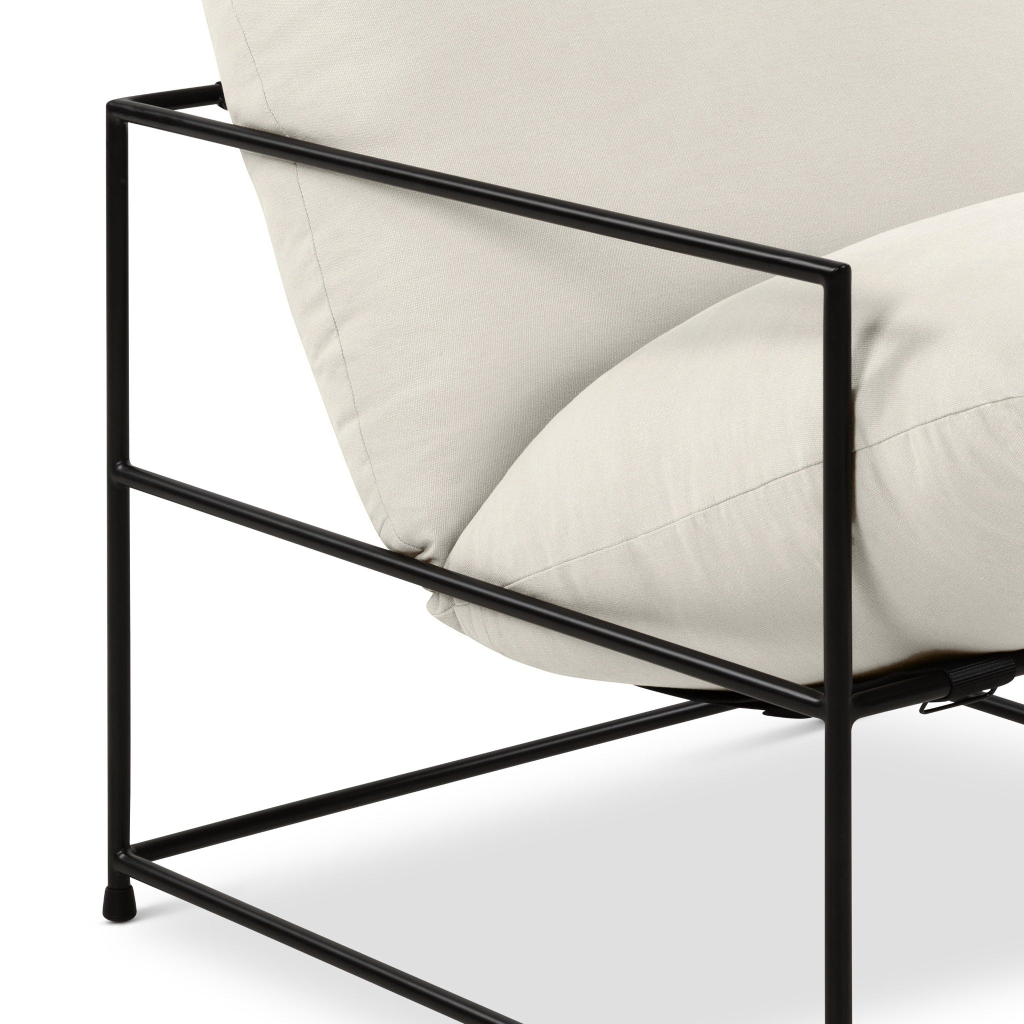 Trent Accent Chair Washed White by Urbia - product detail 7