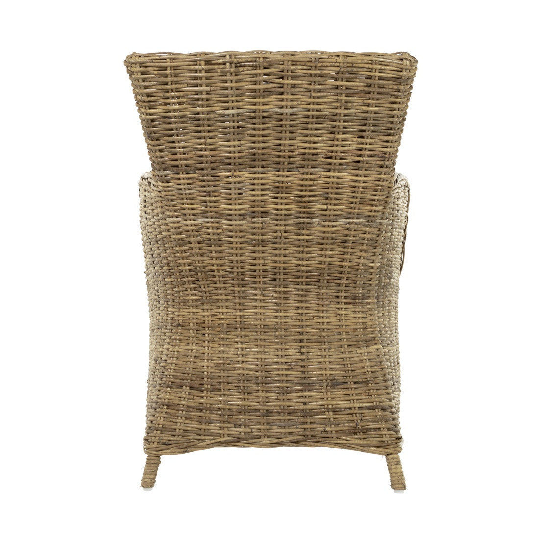 Rene Coastal Wicker Dining Armchair with Cushion