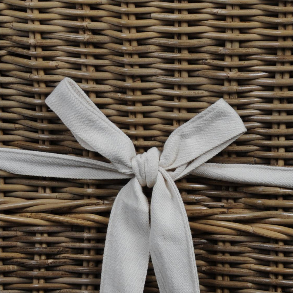 Mai Coastal Wicker Dining Side Chair with Cushion